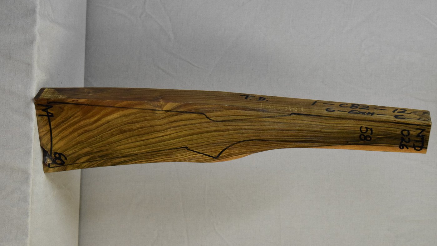 Right side of NTD 026 stockwood blank