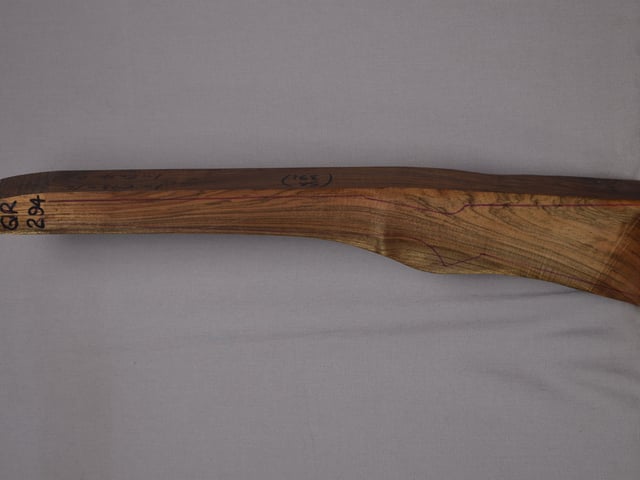 Left side of QR 294 stockwood blank