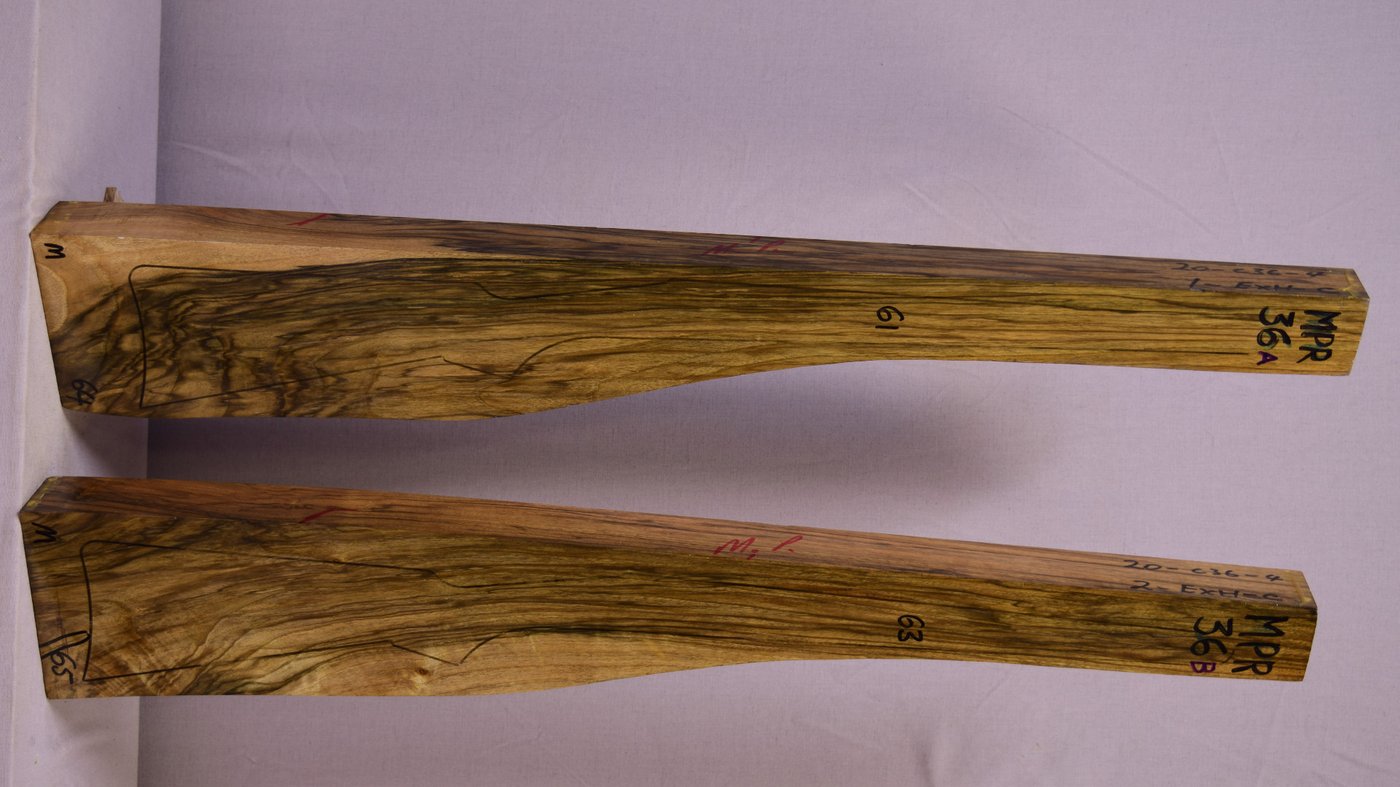 Right side of MPR 36A & 36B stockwood blank