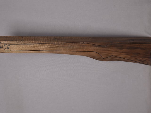 Left side of VR 167 stockwood blank