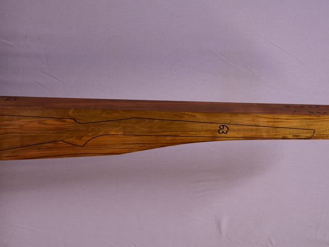Right side of VR008 stockwood blank