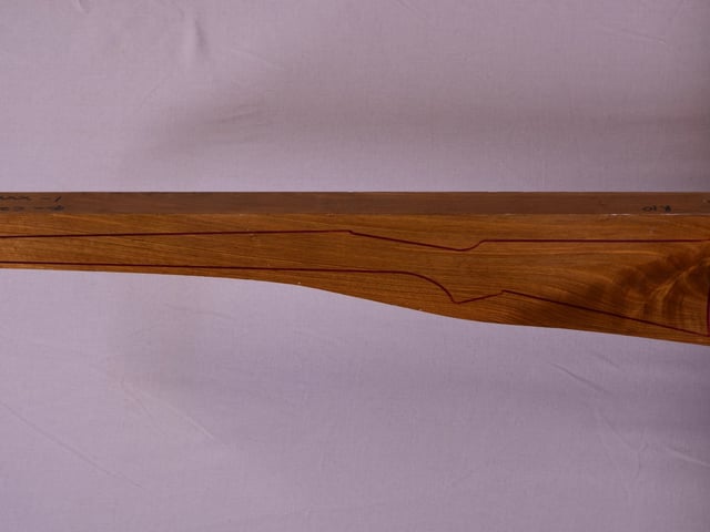 Left side of VR031 stockwood blank