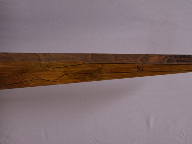 Right side of QR 134 stockwood blank