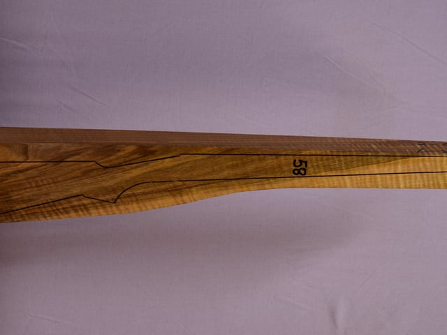 Right side of VR105 stockwood blank