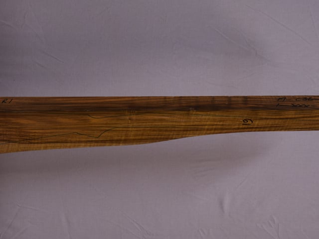 Right side of QR 114 stockwood blank