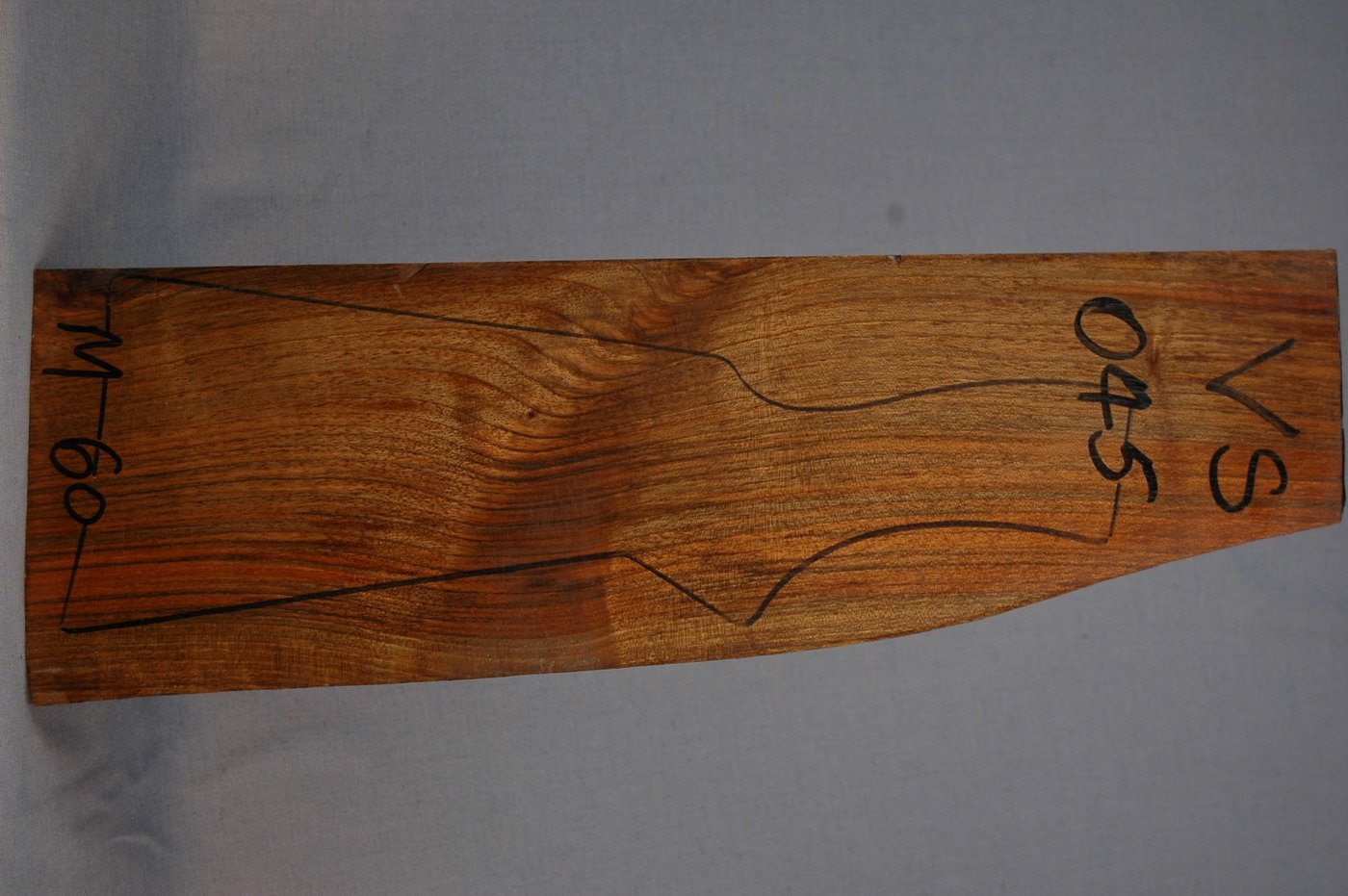 Right side of VS 045 stockwood blank