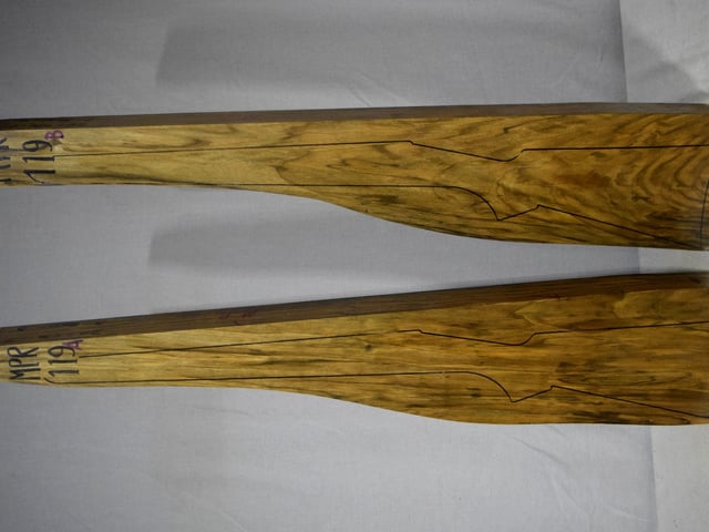 Left side of MPR 119A & 119B stockwood blank