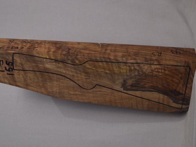 Left side of TS 155 stockwood blank