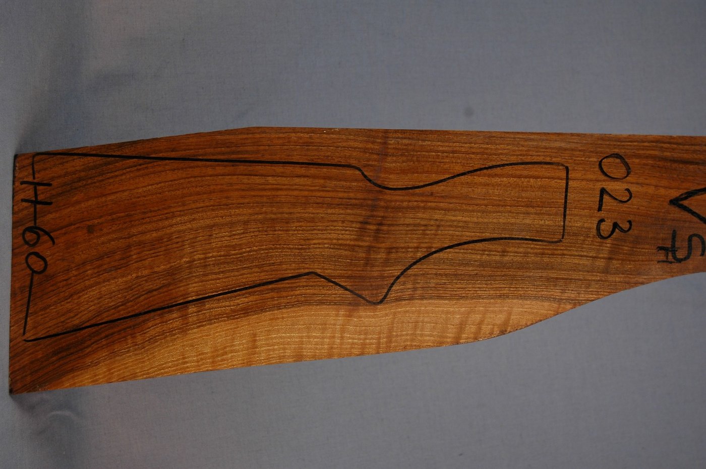 Right side of VS 023 stockwood blank