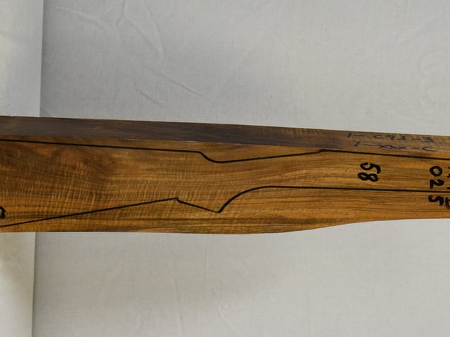 Right side of NTD 025 stockwood blank