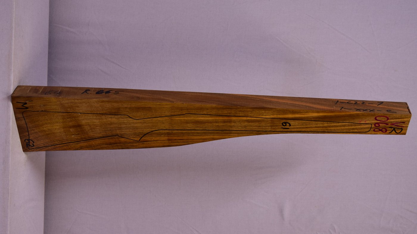 Right side of VR068 stockwood blank