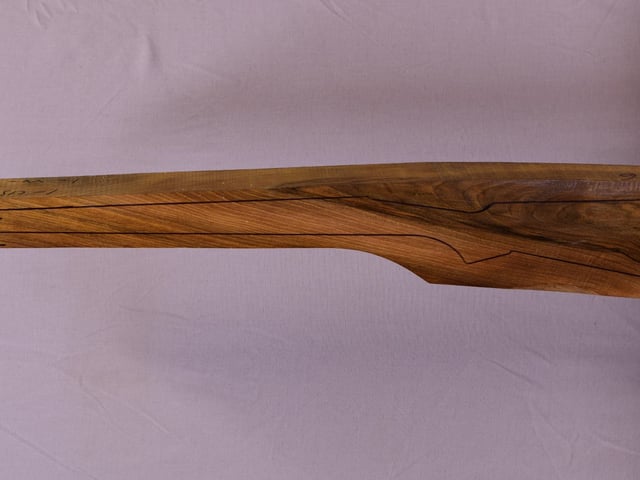 Left side of TR 137 stockwood blank
