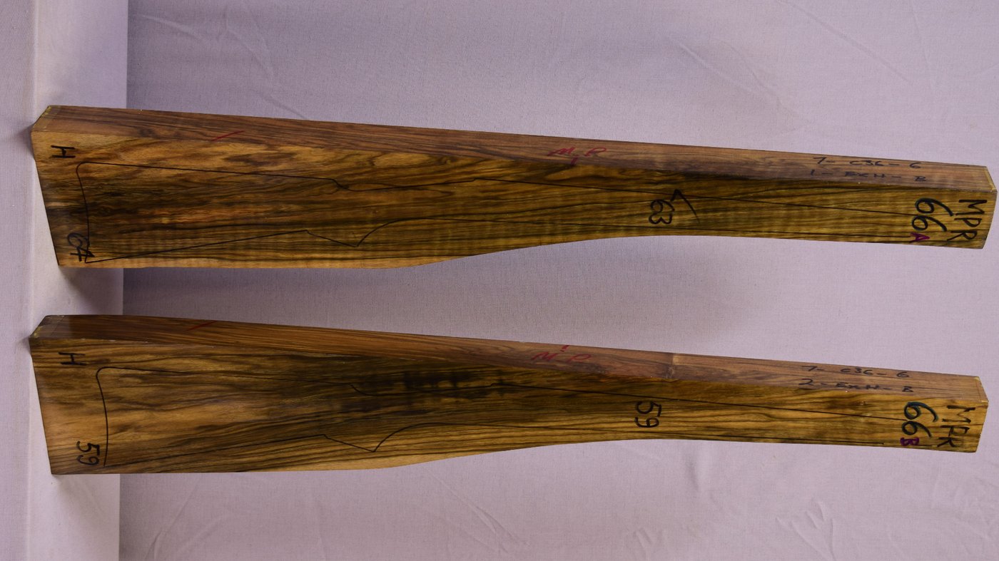 Right side of MPR 66A & 66B stockwood blank