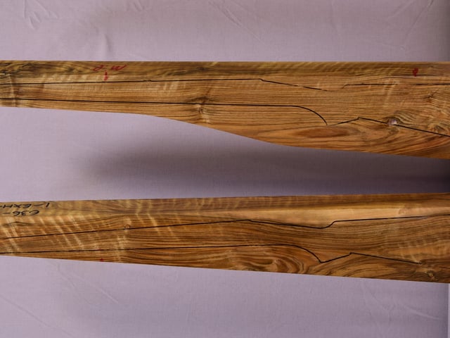 Left side of MPR 80A & 80B stockwood blank