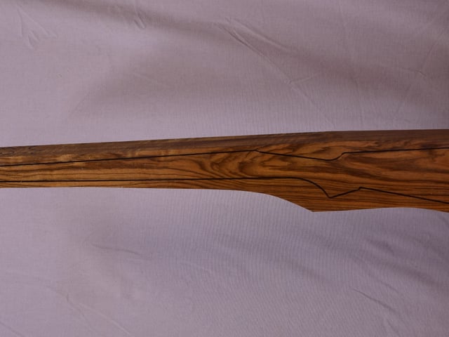 Left side of TR 236 stockwood blank