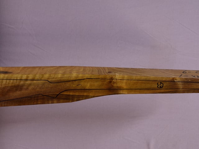 Right side of TR 117 stockwood blank