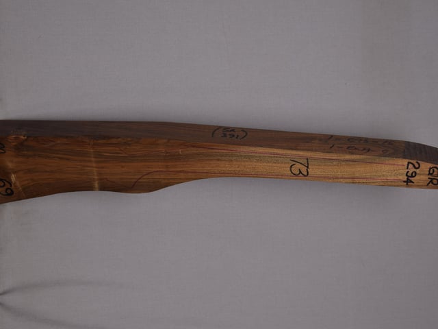 Right side of QR 294 stockwood blank