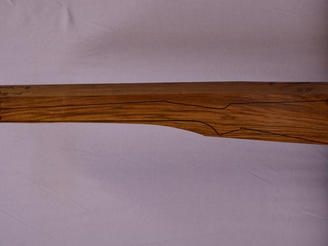 Left side of NR088 stockwood blank
