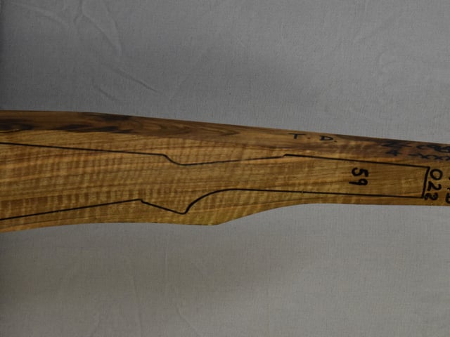 Right side of VTD 022 stockwood blank