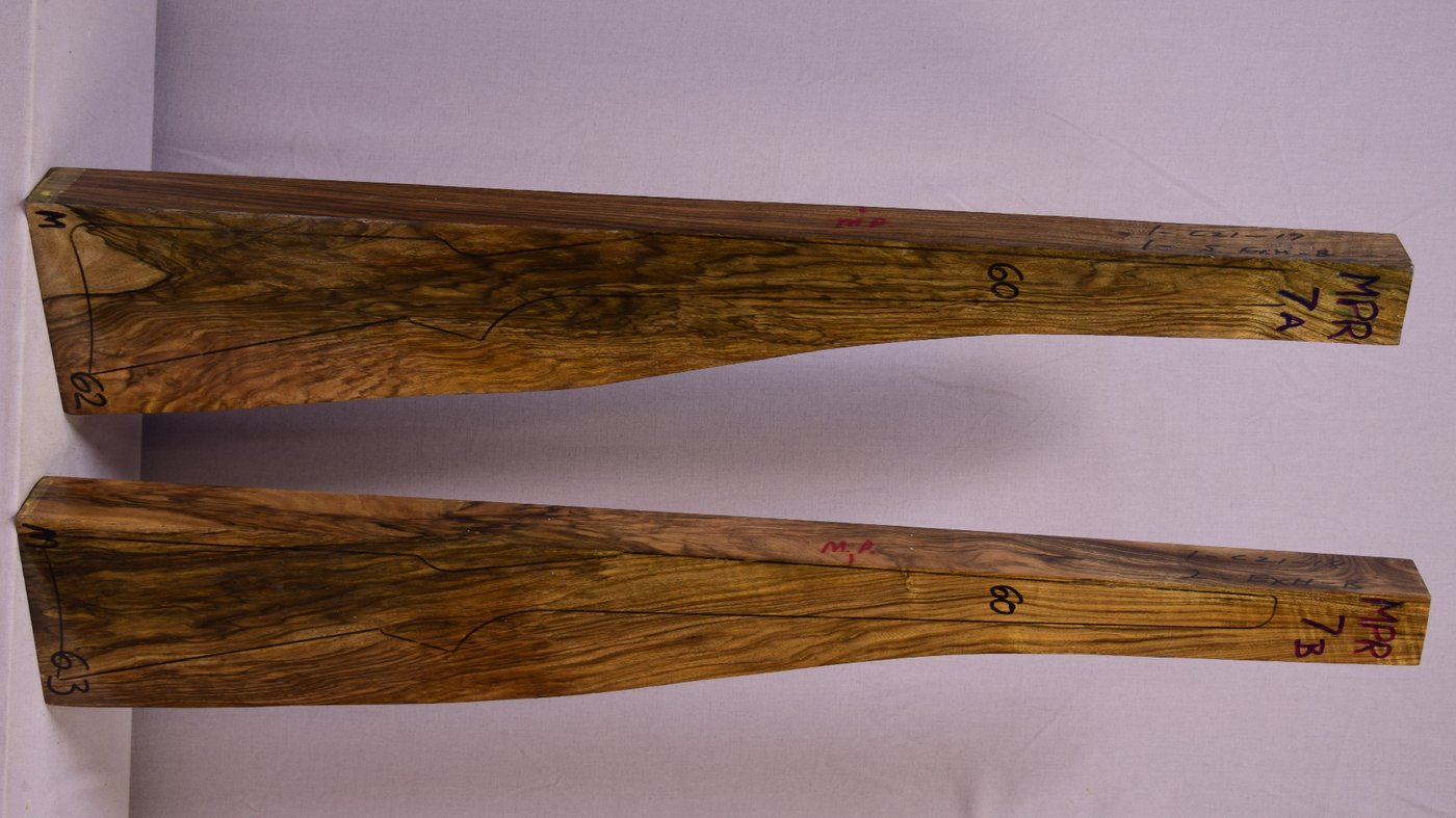 Right side of MPR 7A & 7B stockwood blank