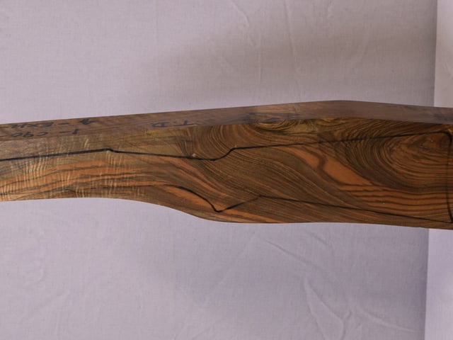 Left side of QTD 034 stockwood blank