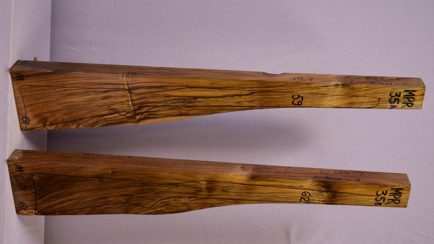 Right side of MPR 35A & 35B stockwood blank