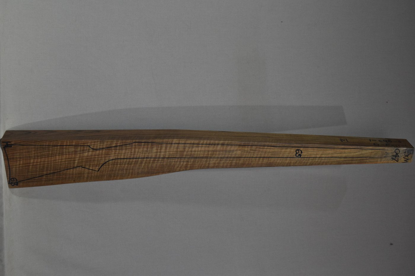 Right side of EXHM 047 stockwood blank