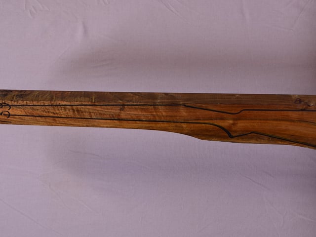 Left side of TR 139 stockwood blank