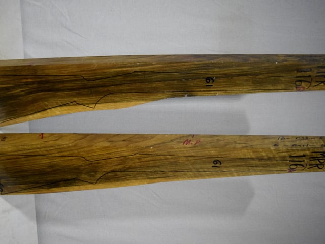 Right side of MPR 116A & 116B stockwood blank