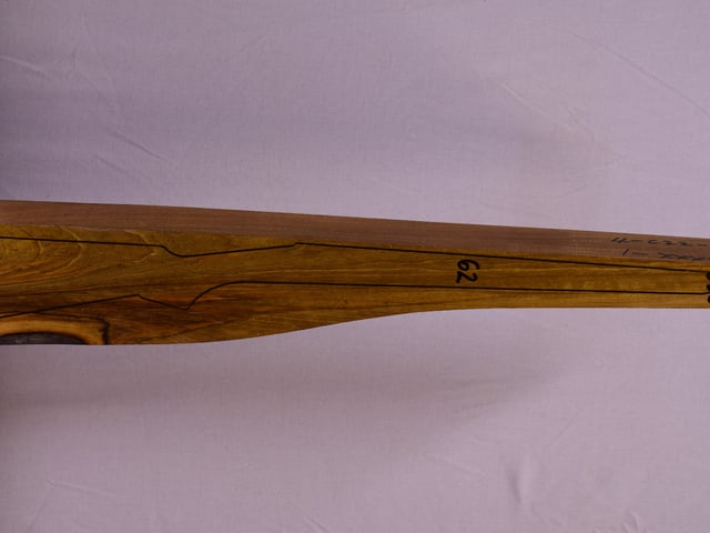 Right side of VR095 stockwood blank