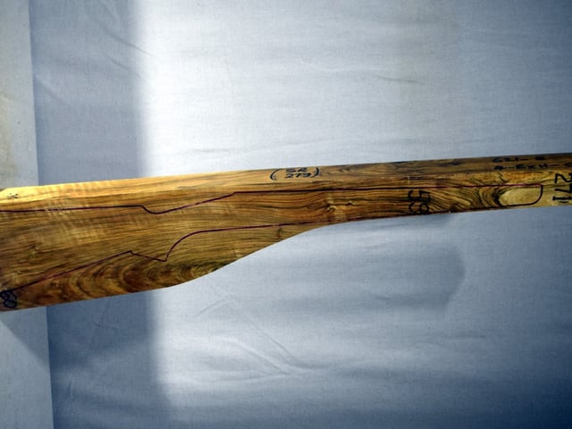 Right side of QR271 stockwood blank
