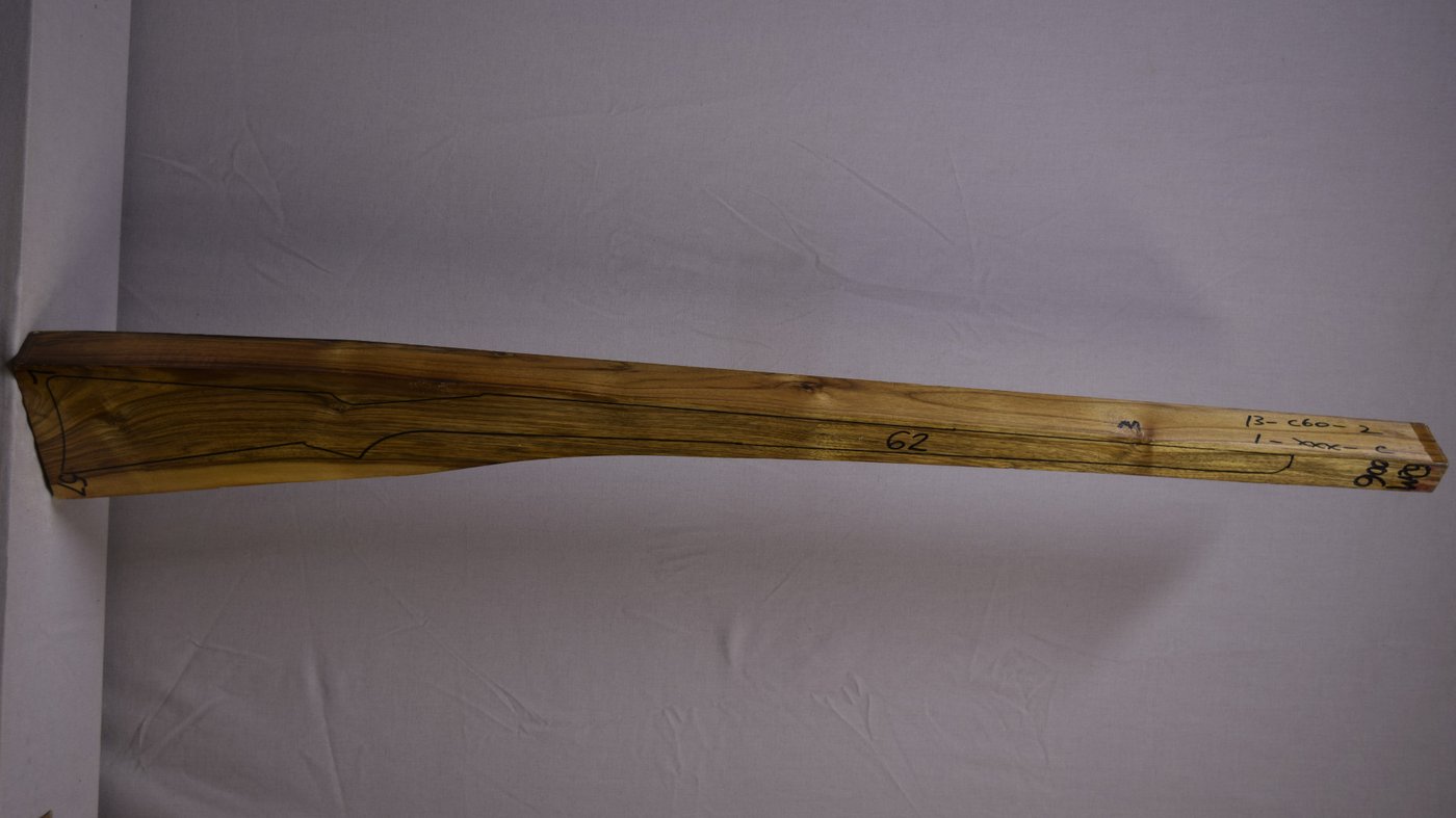 Right side of QM 006 stockwood blank