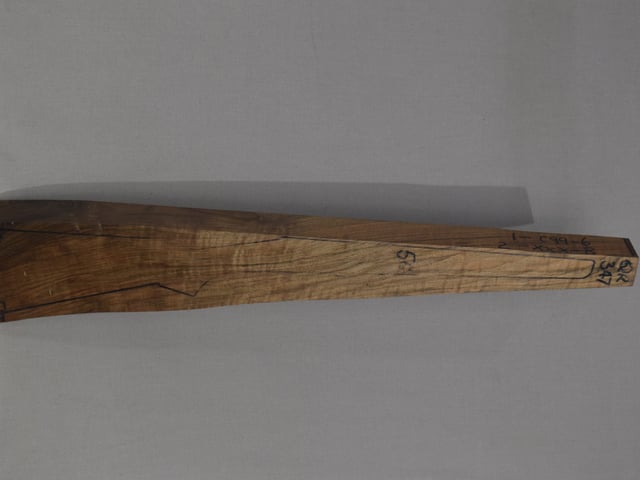 Right side of QR 347 stockwood blank