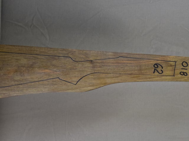 Right side of TTD 018 stockwood blank