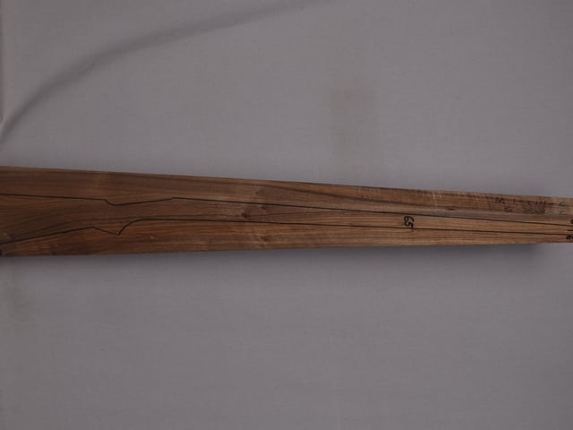 Right side of QM 016 stockwood blank