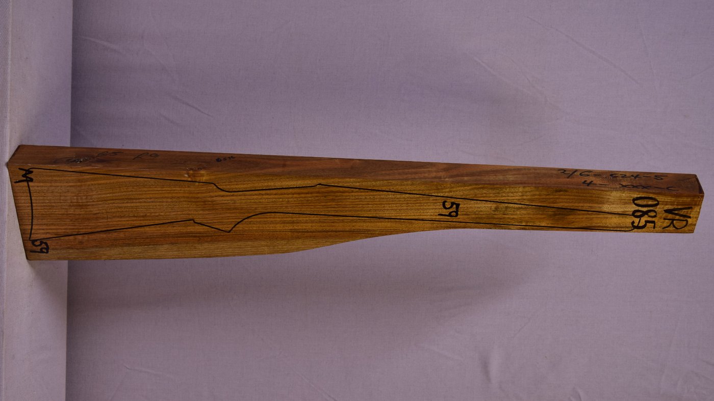 Right side of VR085 stockwood blank