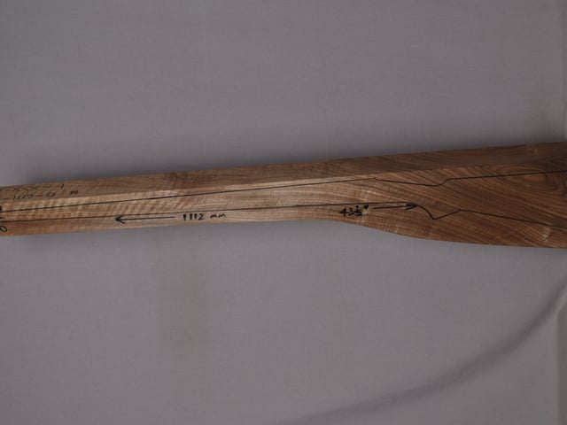 Left side of QM 015 stockwood blank
