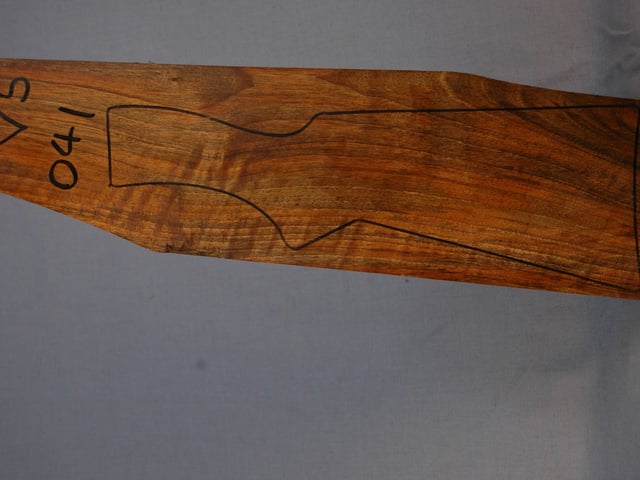 Left side of VS 041 stockwood blank