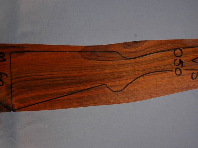 Right side of VS 050 stockwood blank