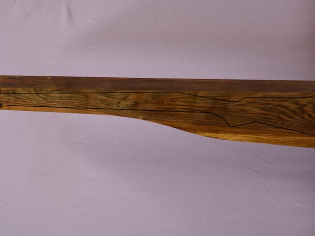 Left side of QR078 stockwood blank