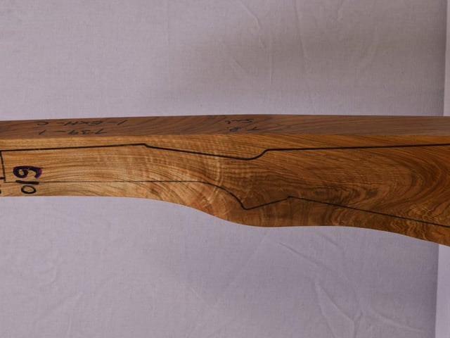 Left side of QTD 019 stockwood blank