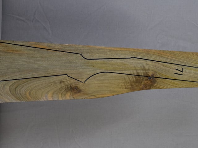 Right side of TTD 019 stockwood blank