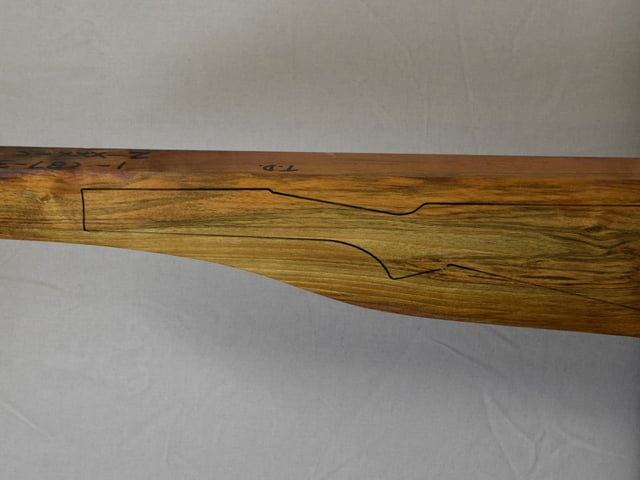 Left side of NTD 008 stockwood blank