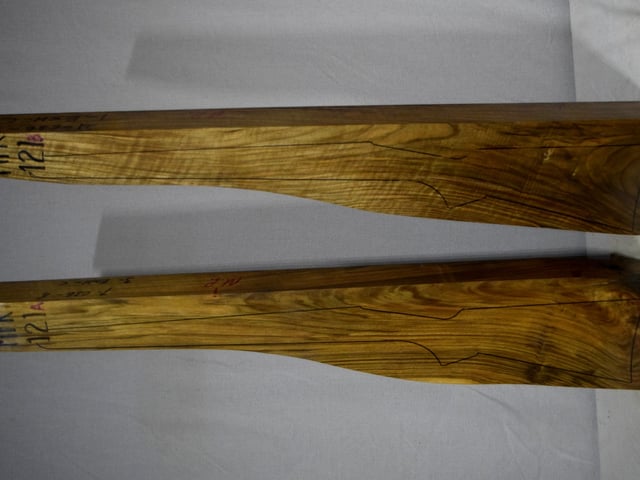 Left side of MPR 121A & 121B stockwood blank
