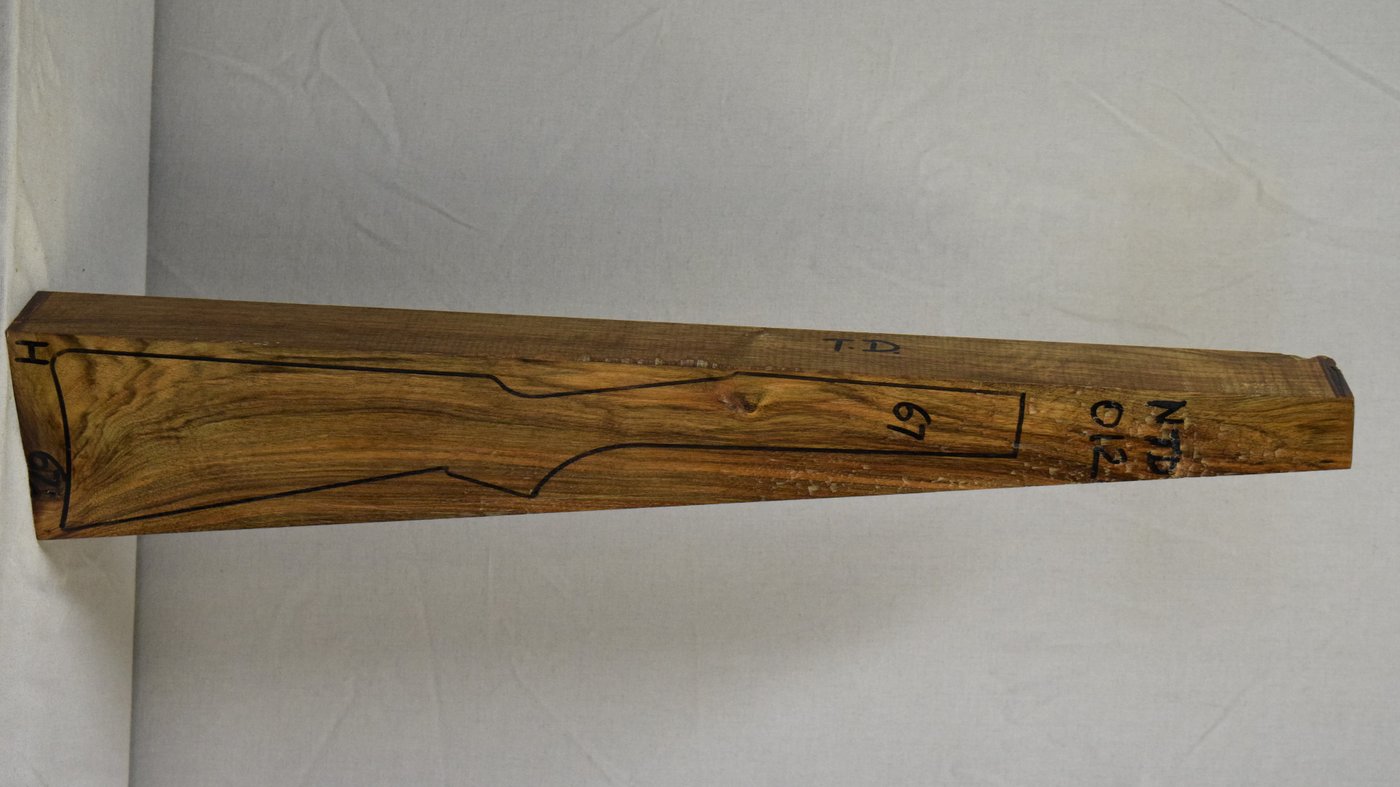 Right side of NTD 012 stockwood blank
