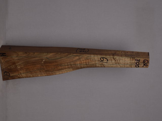 Right side of QR 300 stockwood blank