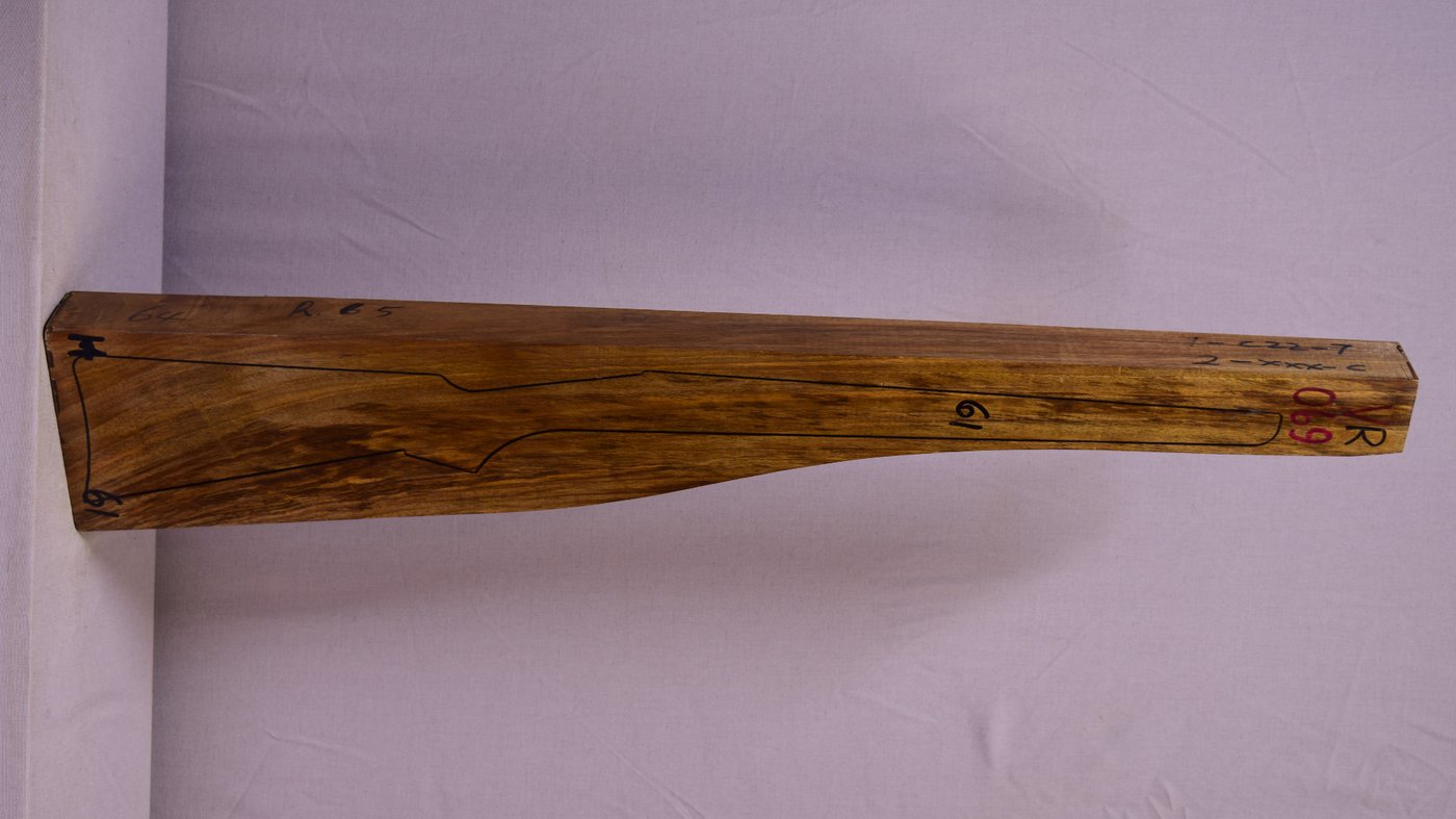 Right side of VR069 stockwood blank