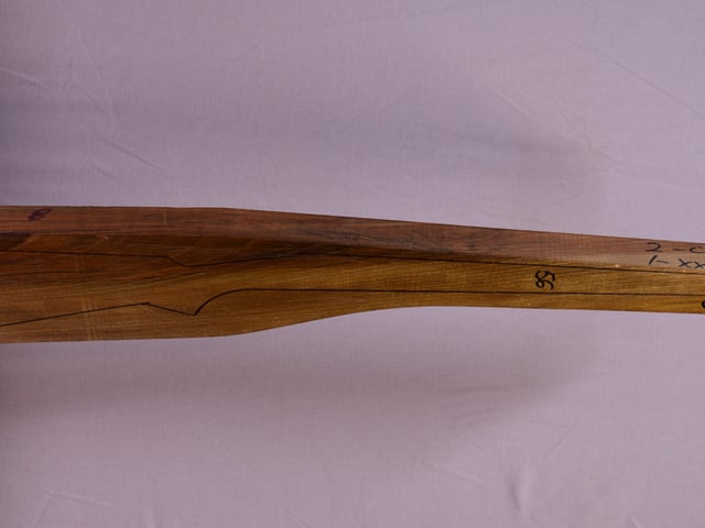 Right side of TR 138 stockwood blank