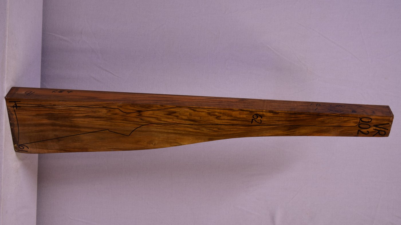 Right side of VR002 stockwood blank