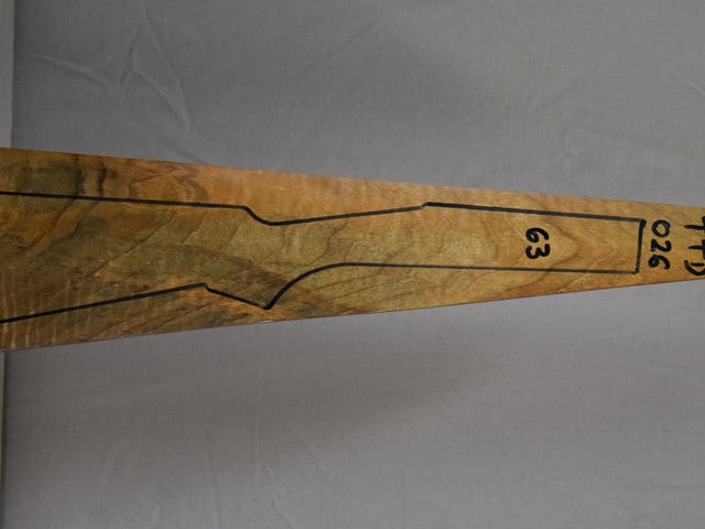 Right side of TTD 026 stockwood blank